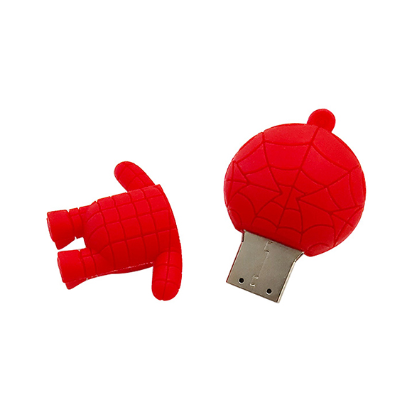2020 hottest cartoon Spiderman shaped custom usb drives LWU804